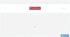Desktop Screenshot of gotszlik.pl